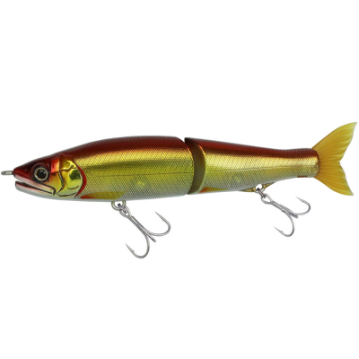 Воблер Gan Craft Jointed Claw Salt Custom 128 F #AS05-Akakin