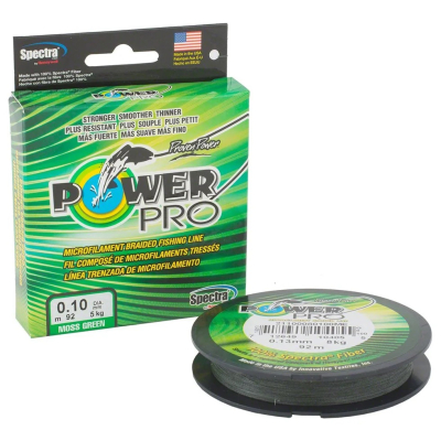 Шнур плетеный Power Pro 92m Moss Green - 0,15 (PP092MGR015)
