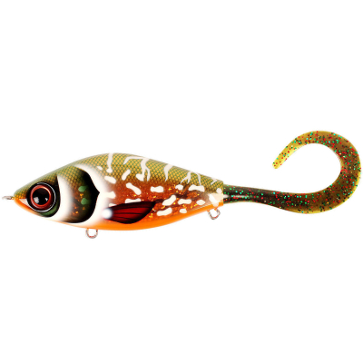 Джеркбейт Strike Pro Guppie Jr shallow Copper Pike - Mossgreen Glitter 11см 58гр цв. #TR-007