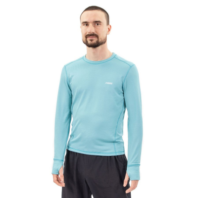 Термобельё лонгслив Следопыт Athletic Polartec® Power Grid™, двухслойное, цв. Frost Blue, р.58