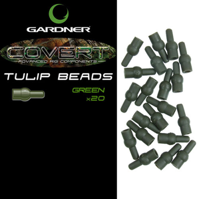 Отбойник короткий Gardner Covert Tulip Beads GREEN (20шт) CTBG