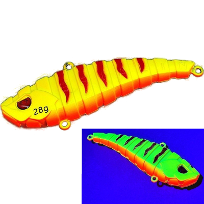 Силиконовый раттлин Brialin Ribber Vib 80mm/32g цвет 01