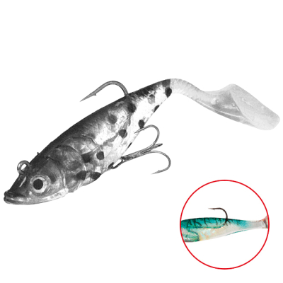 Силиконовая приманка оснащенная Mikado Crystal Fish WXH-66-10см цв. 113 (1уп.-2шт.)