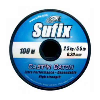 Леска Sufix Cast'n Catch x10 Clear 100м 0.30мм 