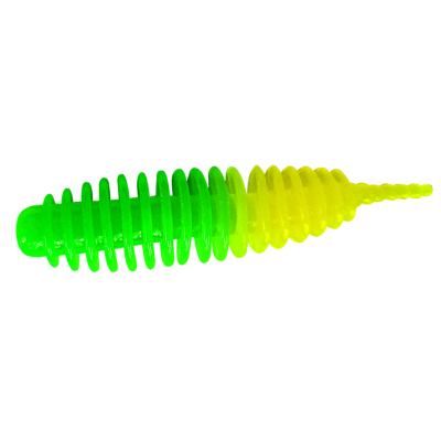 Силиконовая приманка Trout Game в банке, Pike Hunter Pixy Trout 50, СЫР, COL.038, (Lemon-Green), 12pcs