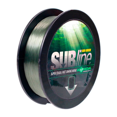 Леска Korda Subline Green 1000м 0,30мм SUB10G