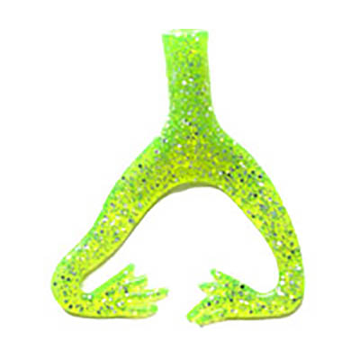 Мягкая приманка Z-Man Web-FootTrailerz 4" цв. Сhartreuse/Silver