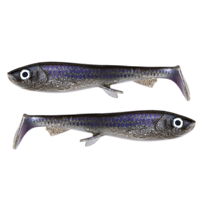 Приманка силиконовая XXL Wolfcreek Shad Jr. 17см  50гр 2шт Glitter WhiteFish (1259741)