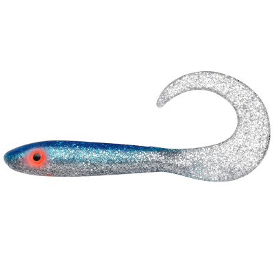 Силиконовая приманка Svartzonker McRubber Tail 23cm 36гр 3 шт. - C0 Blue silver glitter