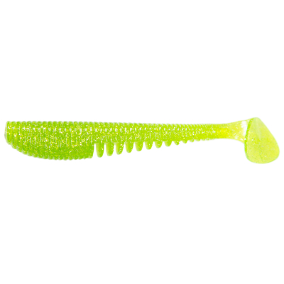 Силиконовая приманка Kaida Squid 4.4" 11cm 10g Grass Green-6tails HT#004