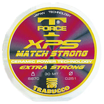 Леска Trabucco T-Force XPS Match Strong, Clear 30m - 0.307mm 12.72kg