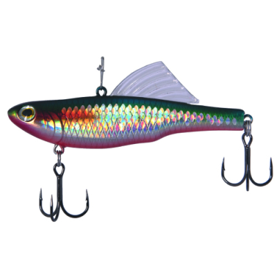 Воблер вертикальный EcoPro Vib Sandra-M 65мм 13гр цв. 055 Shiny Shad