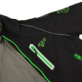 Костюм мужской демисезонный ХСН "Wild river" -10, hardguard, черный (зеленые молнии) (48-50/176)