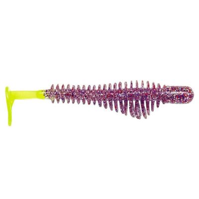 Мягкие приманки B Fish & Tackle Pulse-R Paddle Tail 2.45" - PurpleCracker/Chart Tail