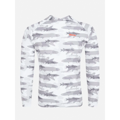 Футболка Pike Sunshield Hoodie Print CamoGrey р. M