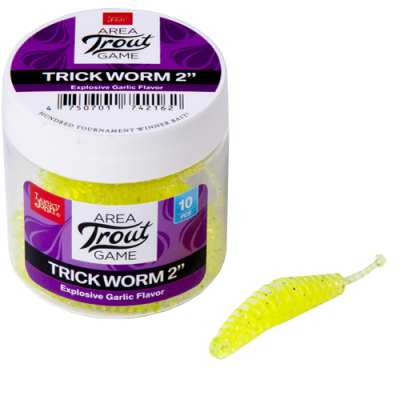 Слаг Lucky John Pro Series Trick Worm 2.0" цв. 071 10шт.
