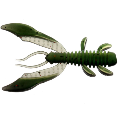 Силиконовая приманка Flagman Lucky Craw 2" цв. #1816 Black Chartreuse (6шт)