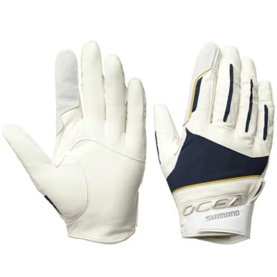 Перчатки мужские Shimano GL-062Y O.NY 3XL, цвет - белый, р. 3XL