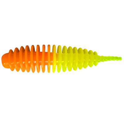 Силиконовая приманка Trout Bait Jumbo 50 Чеснок цв. 22 (Orange-Lemon)