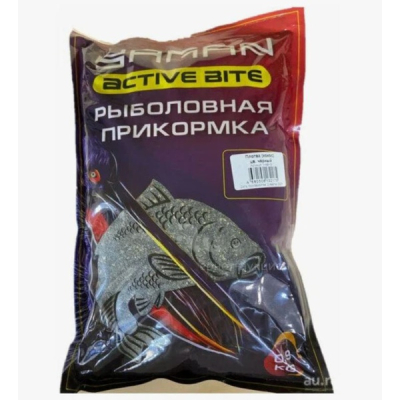 Прикормка Yaman Active Bite Лещ (бисквит), цв. чёрный, 900 гр.