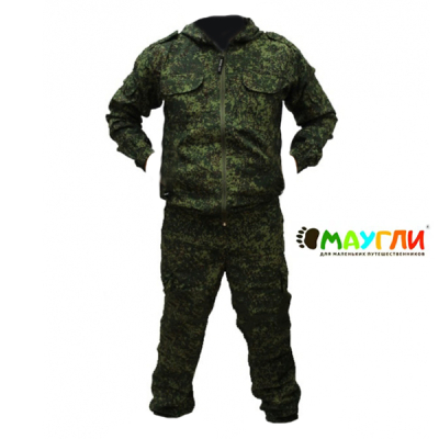 Костюм NovaTex "Спецназ" (рип-стоп, т.зеленая цифра) детский Маугли, р-р 36-38 рост 146-152