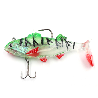 Приманка оснащенная Namazu PVC Perch 100мм 40гр. цвет 03 (2 шт.)