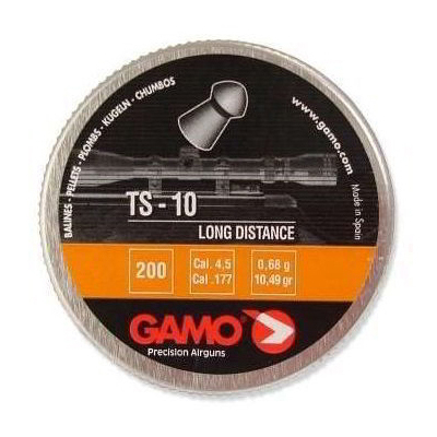 Пули пневматические Gamo TS-10, кал. 4,5 мм., 10,5 гран (200 шт.)
