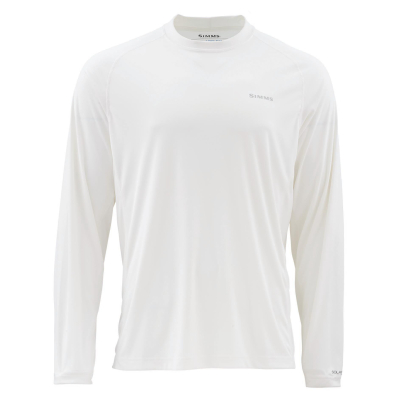 Термофутболка Simms Solarflex LS Crewneck - Solid, White, S