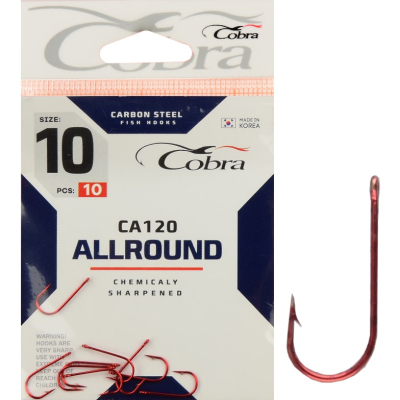 Крючки Cobra Allround серии CA120 разм. 010 10шт.