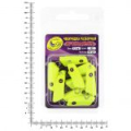Мормыш Груз крашеный разборная чебурашка "ПРОХОДИМЕЦ" 12 гр., цвет 02- желтый флуо