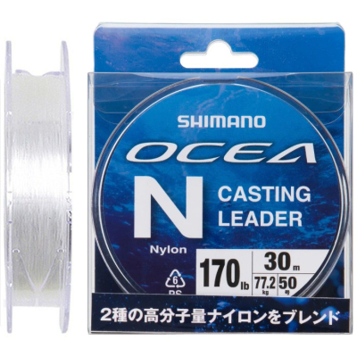 Лидер нейлоновый Shimano LA-A21U Ocea Casting Leader 30m 60 200LB