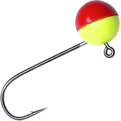 Форелевая вольфрамовая джиг-головка Kosadaka Trout Police Tungsten Jig цв. YR, 1.85г, 2шт