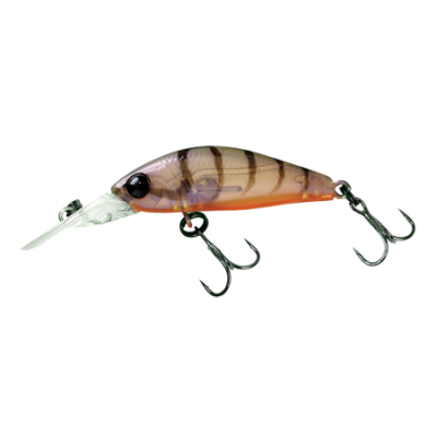 Воблер Jackall Diving Chubby Minnow 35SP цв. Brown Suji Shrimp