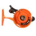 Катушка для зимней рыбалки Kimoto Frost Carbon под правую руку оранжевый/сталь
