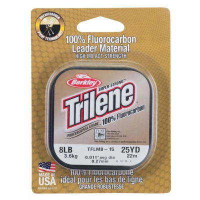 Леска Berkley Trilene 100% FluoroCarbon Clear 25m 0.15mm 1.8kg