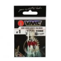Крючки VMC Assist 6139 TI (олово) №01 (3 пары) 6139AHTI-01-L