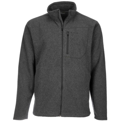 Пуловер Simms Rivershed Full Zip '20, Carbon, S