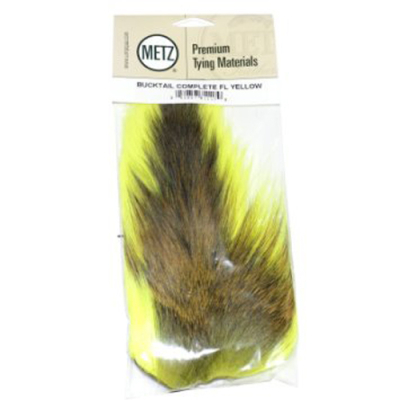 Мех хвост Metz Bucktail Complete Fl. Yellow 81117