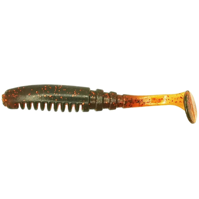 Силиконовая приманка RuBaits Fire Vib 4.7"- 120 - Машинное масло красное R