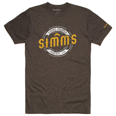 Футболка Simms Wader MT T-Shirt, Brown Heather, L
