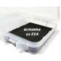 Коробка для приманок Vido Craft VD-2025 Fluorocarbox Clear Box (+EVA), размер 27.5х18.5х4.5см