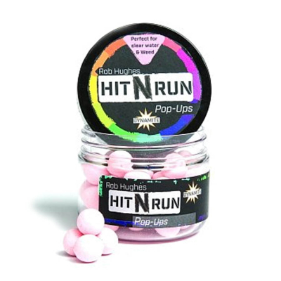 Плавающие бойлы Dynamite Baits Hit N Run PASTEL PINK 15 мм. (DY1270)