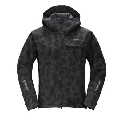 Куртка утеплённая Shimano RB-01JS Gore-Tex (р.р EU-3XL/ JP-5L) цвет Чёрный камуфляж