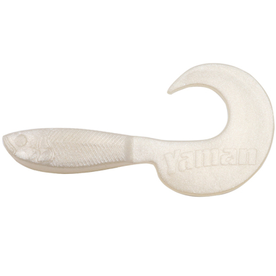 Силиконовая приманка Yaman Mermaid Tail 5" цвет #28 - Pearl (уп. 5 шт.)