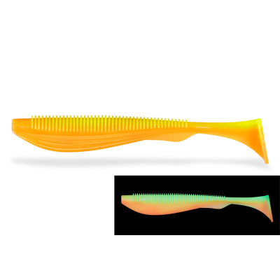 Силиконовая приманка Zemex Moby 6" цвет LS20, в уп. 3 шт