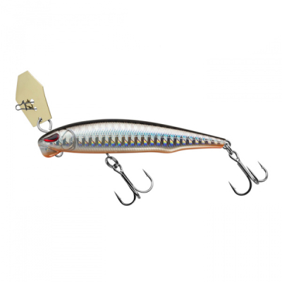 Воблер Sprut Rufu Shine 70S (Sinking/70mm/9g/0,5-1m/SBK)