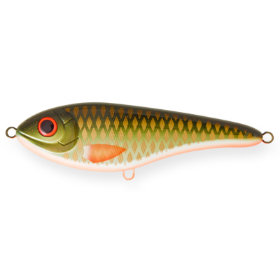 Воблер Джеркбейт Strike Pro Buster Swim 130мм 65гр. цвет C478F Golden Olive, WOLF COLOR (EG-228#C478F)