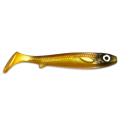 Силиконовая приманка KanalGratis Flatnose Shad 190мм 50гр цвет: Golddigger, (EJ-FLAT-GG-21)