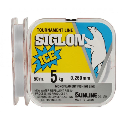 Леска Sunline Siglon Ice Fishing 50m. Clear #0.6/0.128