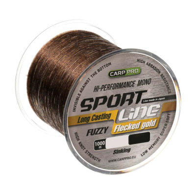 Леска Carp Pro Sport Line Flecked Gold 1000м 0,310мм